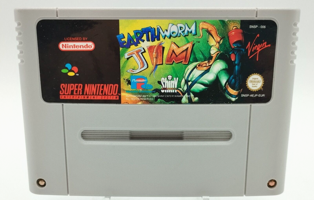 Earth Worm Jim Super Nintendo