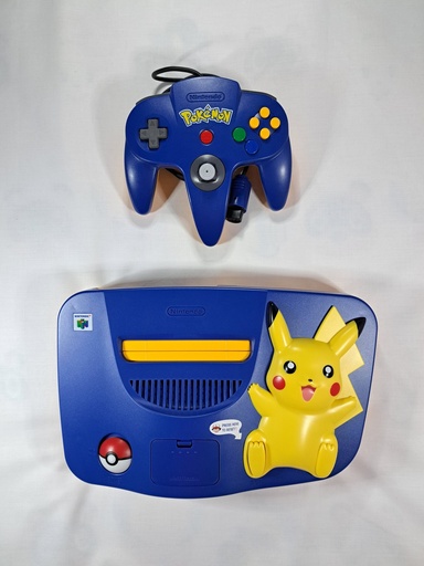 Console Pikachu Nintendo 64