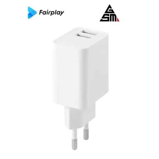 FAIRPLAY VENEZIA Chargeur 12W/2USB (Blanc)