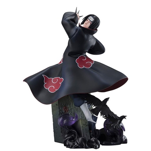 Naruto Figuarts Zero Itachi Uchiha Light & Dark Mangekyo Sharingan 24Cm